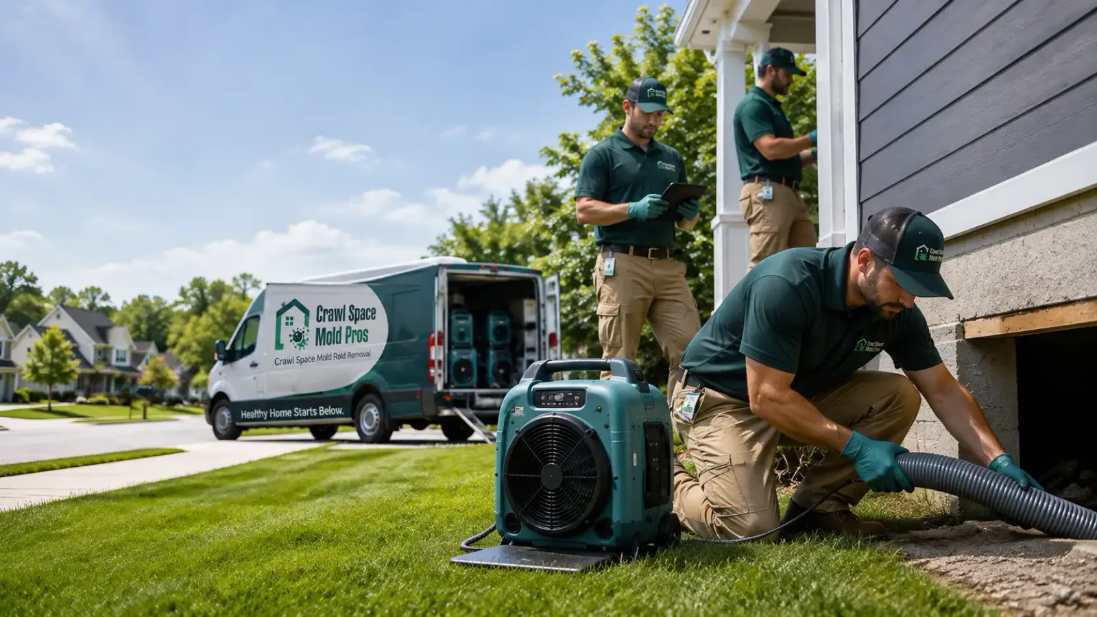 Crawl Space Mold Removal in Lakeland, MN